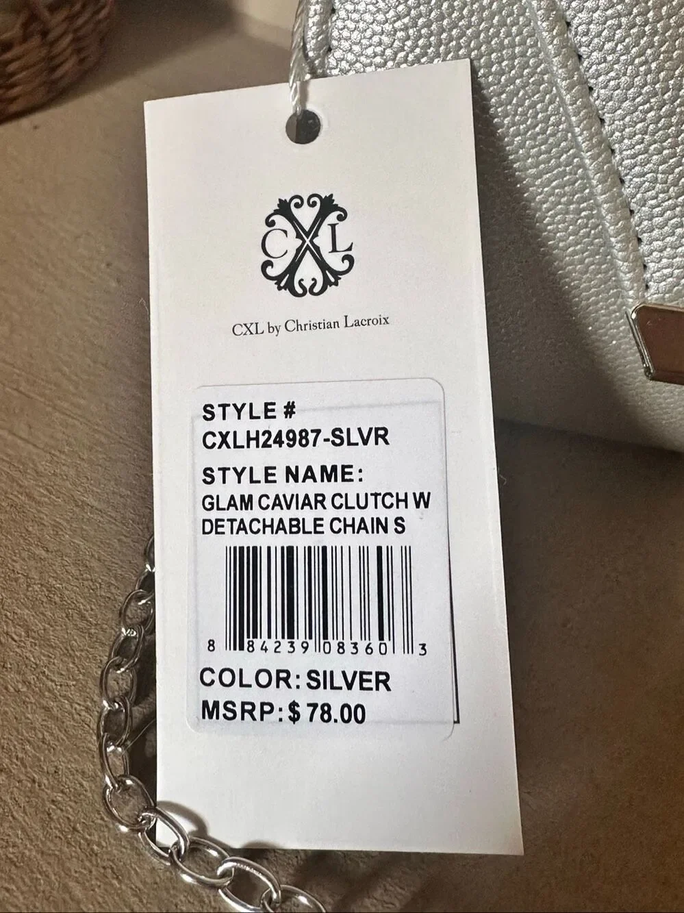 NWT Christian Lacroix clutch